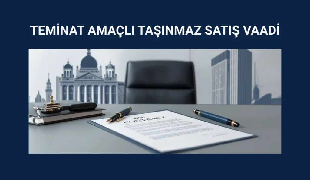 Teminat amaçlı taşınmaz satış vaadi sözleşmesi, hukuki güvence ve gayrimenkul teminat sürecini anlatır.